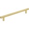 Jeffrey Alexander 192 mm Center-to-Center Brushed Gold Key West Cabinet Bar Pull 242BG - alternate 1